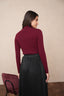 Pull col roulé