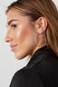 Boucles d'oreilles cercle basique grand - doré