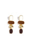 Boucles d'oreilles pendantes en alliage, forme irrégulière, collection classique du quotidien, bijoux pour femmes