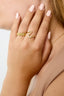 Bagues en acier inoxydable, collection Simple Daily Simple, bijoux pour femmes