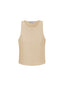 Top Sans Manches Femme En Nylon Tricoté Printemps/Été Basique Couleur Unie