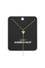 collier classique coeur et perles