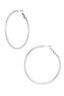 Boucles d'oreilles cercle basique grand - doré