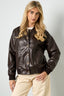 Tissu Polyester Fibre Veste Bomber Femme Automne/Hiver Style Urbain