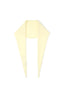 Écharpe triangulaire minimaliste unie