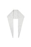 Écharpe triangulaire minimaliste unie