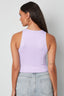 Top Sans Manches Femme En Nylon Tricoté Printemps/Été Basique Couleur Unie