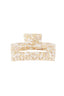 Barrette à cheveux avec imprimé Beige Sheet Material