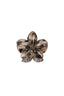Pince à cheveux à motif de fleurs hawaïennes - Marron