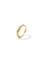 Bague ornée de pierres de formes variées.