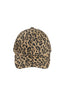 Casquette à imprimé léopard - marron