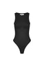 Polyester Femme Body Sans Manches Col Montant Form-Fitting