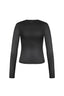Pull en Polyester pour Femme Manches Longues Coupe Bodycon