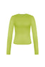 Pull en Polyester pour Femme Manches Longues Coupe Bodycon