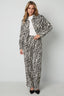 Cotton Denim Women's Jacket Street Elegant Specialty Animal Print
