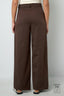 Tissu Polyester Fibre Femme Pantalon Droit Casual Automne/Hiver