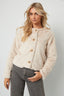 Tissu Polyester Fibre Manteau Femme Élégant Couleur Unie Automne/Hiver
