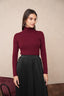 Pull col roulé