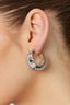 Boucles d'oreilles Brossées
