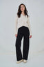 Pantalon wide-leg Black