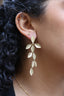 Boucles d’Oreilles "Feuilles d’Or"