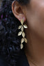 Boucles d’Oreilles "Feuilles d’Or"