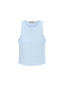 Top Sans Manches Femme En Nylon Tricoté Printemps/Été Basique Couleur Unie