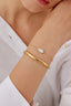 Bracelets à breloques en acier inoxydable, forme elliptique, collection Simple Daily Simple, bijoux pour femmes