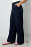 Tissu Polyester Fibre Femme Pantalon Droit Casual Automne/Hiver